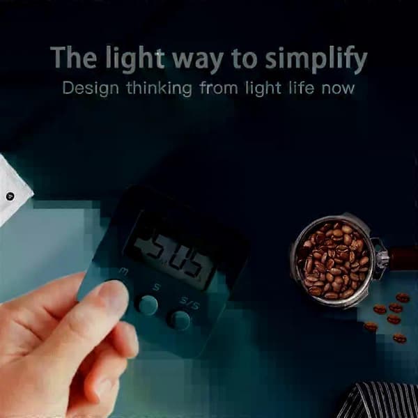 Digital Timer Påminnelse Timer Kök Bakning Student Doktorand Tentamen Fråga Studie Stoppur Fitness Timer Elektronisk Timer White
