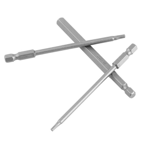 Magnetisk skrutrekkerbitssett sekskanthode, 100 mm lang