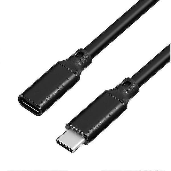 100w Pd 5a Usb3.1 Typ-c Förlängningskabel 4k 60hz Usb-c Gen 2 10gbps Förlängningssladd 1m