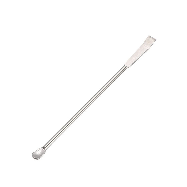 Lab Mini Scoop 6 kpl ruostumattomasta teräksestä valmistettu näytteenottoreagenssilusikka laboratorion kaksoispää 125 mm