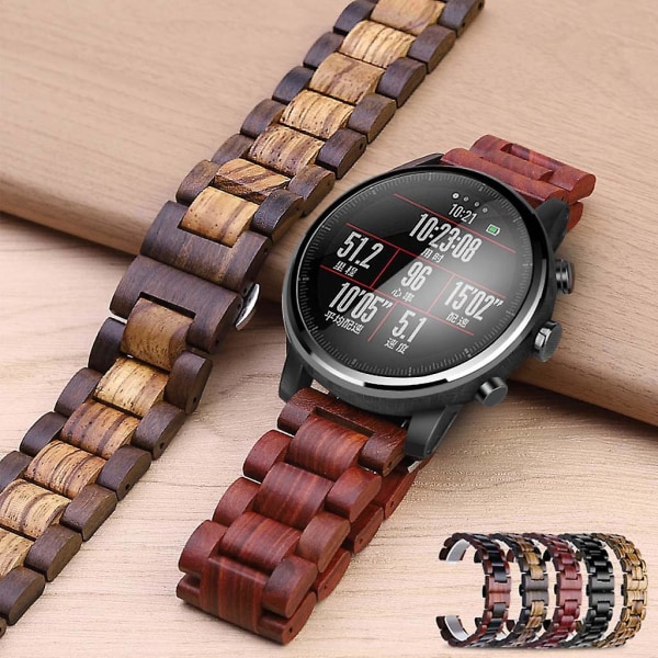 Til Smart Watch Remme, Udskiftning Justerbare Smartwatch Remme til Huami Watch Light Brown 20mm