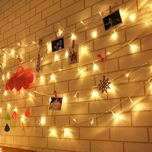 Lyslenke 22m 200 LED, med EU-plugg, 8 moduser