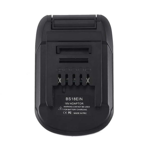 Bs18ein Batterikonverter Adapter Oplader Til 18v - Batteri Bat618 Bat609 Bat618g Til Lithium Værktøj