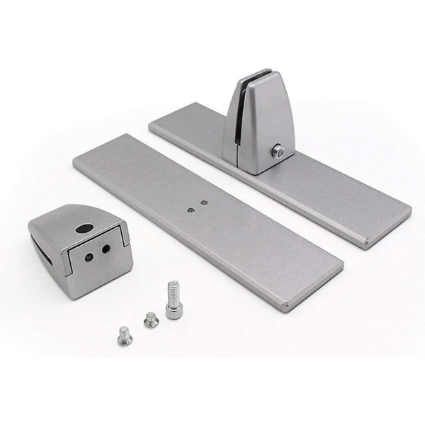 Plexiglas klemmeholder, anti-pin beskyttelse bordklemme, akryl glas klemmeholder, 2 stk sæt, hvid