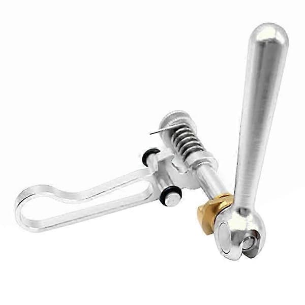 Titanium Aksel Cykelsadelpindsklemme til Brompton Foldecykel Sadelpind Quick Release Klemme til 3SIXTY Sølv XKS