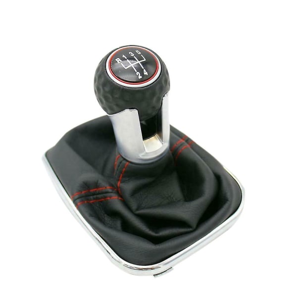 Växelspaksknopp 5-växlad för Mk4 Golf 4 98-04 Black