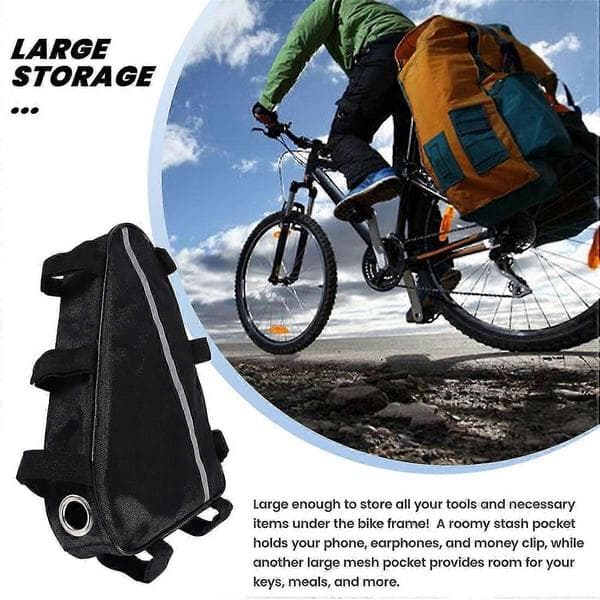 Cykelväska Triangulär Batteripaket Cykelbatteripaket Elcykel Litiumbatteri Triangulär