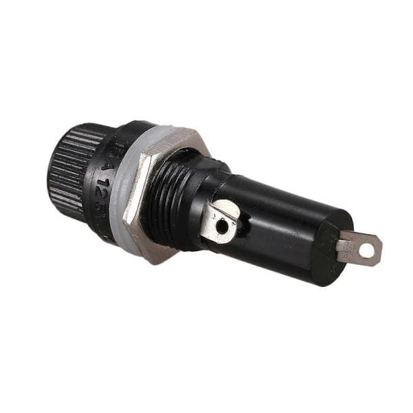 5 stk AC 125V 15A 6 x 30mm Panelmonterte Sikringsholdere