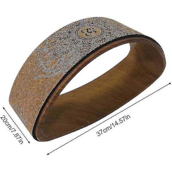 Yogahjul, Yogahjul for å strekke stabilt og sklisikkert Yogahjul Roll Yoga Prop Wheel Kuolu Shop