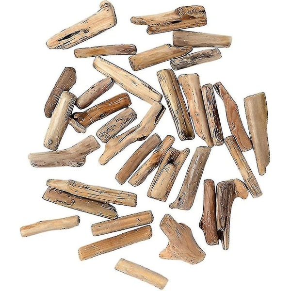 50 kpl/pakkaus Driftwood Puiset useat muodot Käsintehdylle Craft-haolle