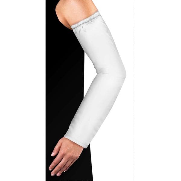 Plus Size Bomulds Armærmer til Kvinder Hvid med Elastisk Overarm Komfort og Udvidet Dækning