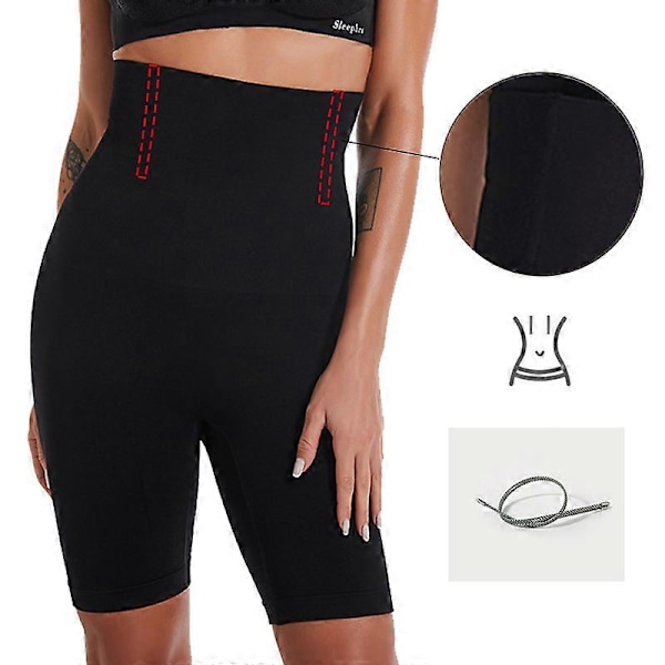 Sexiga Trosor med Magkontroll som Visar Rumpan, Plusstorlek, Formande Underkläder för Kvinnor, Sömlösa, Hög Midja, Rumplyft, Slimmande Shapewear Skin M-L