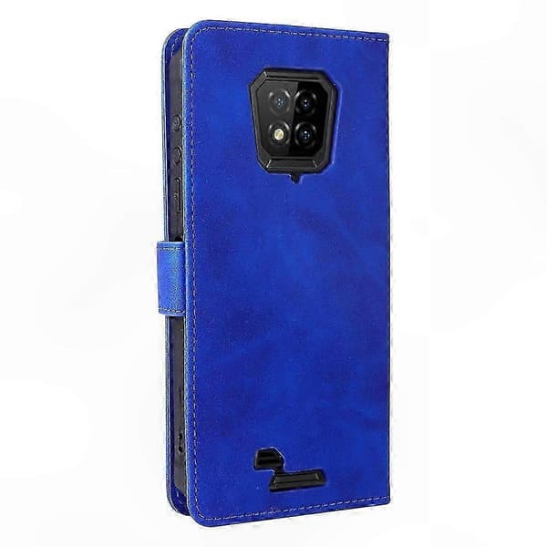 Slitstarkt skyddsfodral i läder för robusta smartphones Blue