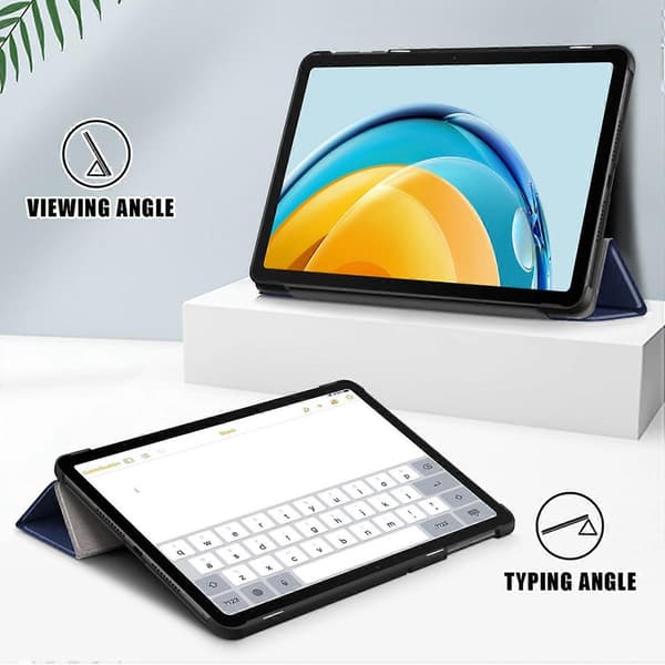 Læder Tablet Case Til Huawei Matepad SE 10.4 2022 Dark Blue