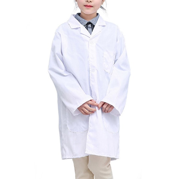 Børnelæge Dyrlæge Laboratoriefrakke Hospitalssygeplejerske Finkjole Kostume Drenge Piger Nyhed