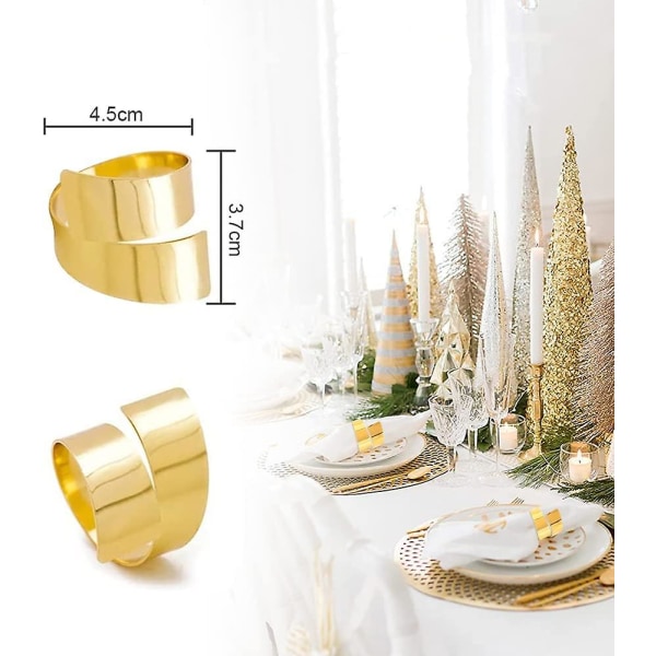 8 servettringar metall servetthållare guld servettringar servettringar familj servettringar bröllopsservering servett
