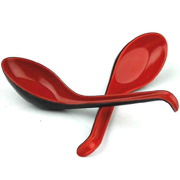 20 stk. Misosuppe-skeer 16 cm Ris-skeer med krog, Langt håndtag