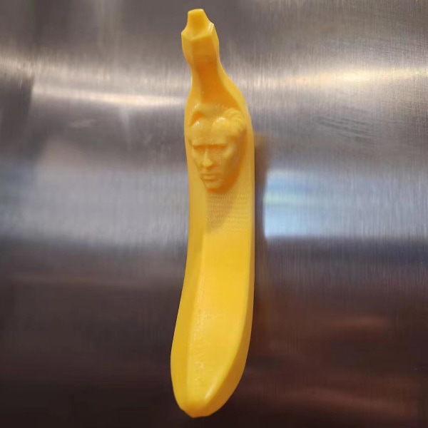 Picolas Cage - Nicolas Cage Pickle Kylskåpsmagnet Prydnad för kylskåpsmagnet Yellow