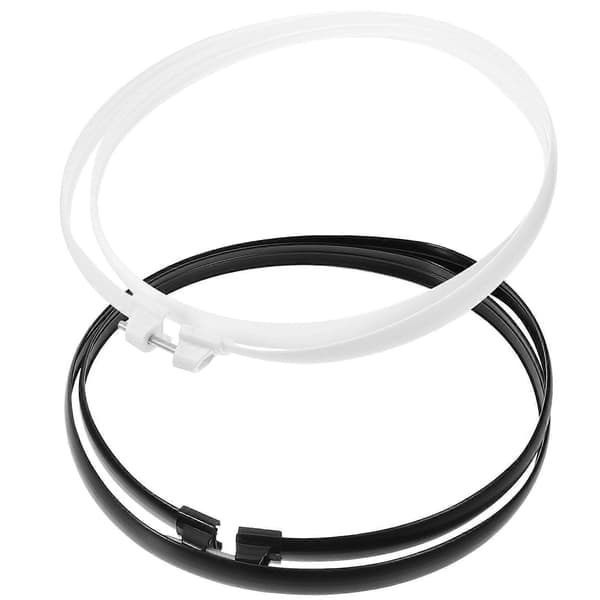 2 stk. erstatningsringer for elektrisk vifte, 16 tommer ytre ringer, plastringer for viftetilbehør