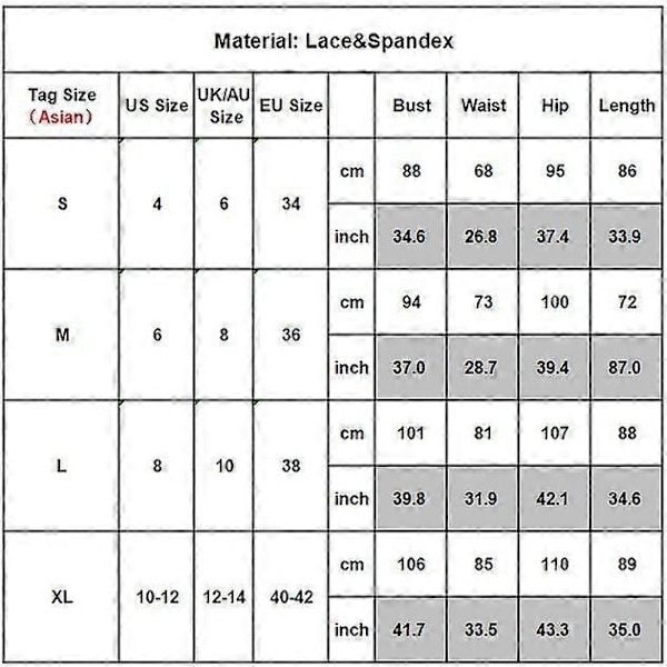 Naisten Seksikäs Babydoll-Alusvaatteet Yöasu Blue S