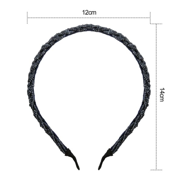 6 Stykker Perlehodeband Glimrende Krystallperle Hodebånd Hårbånd Flere Farger Hårtilbehør Hodebånd for Kvinner Jenter Barn