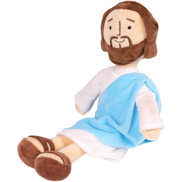 Jeesus Neitsyt Marian pehmolelu Kristus uskonnollinen pehmofiguuri lapsille opettava nukke Jesus