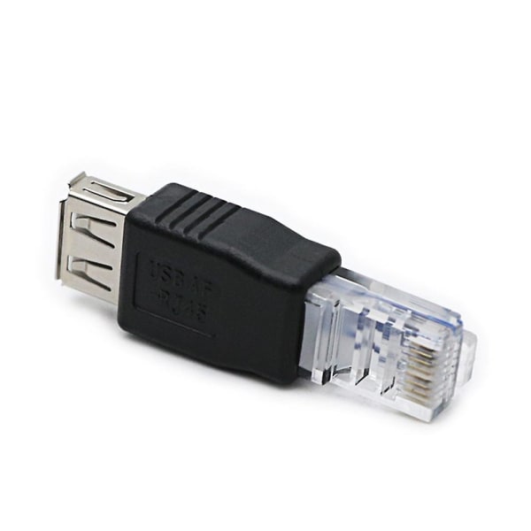 10 kpl USB naaras Ethernet Rj45 uros sovitin liitin reititin USB USB Rj45 naaras A to E