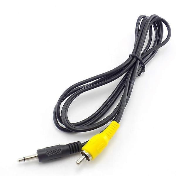 1,5 m 3,5 mm Mono til RCA Han Kabel AV Audio Video Ledningsadapter til Computer Laptop MP3/MP4