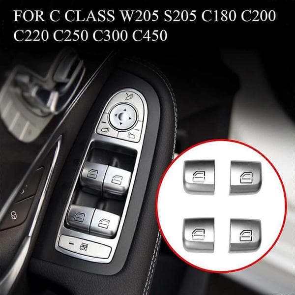 4 pcs Door Window Glass Control Switch Button for - C Class W205 GLC W253