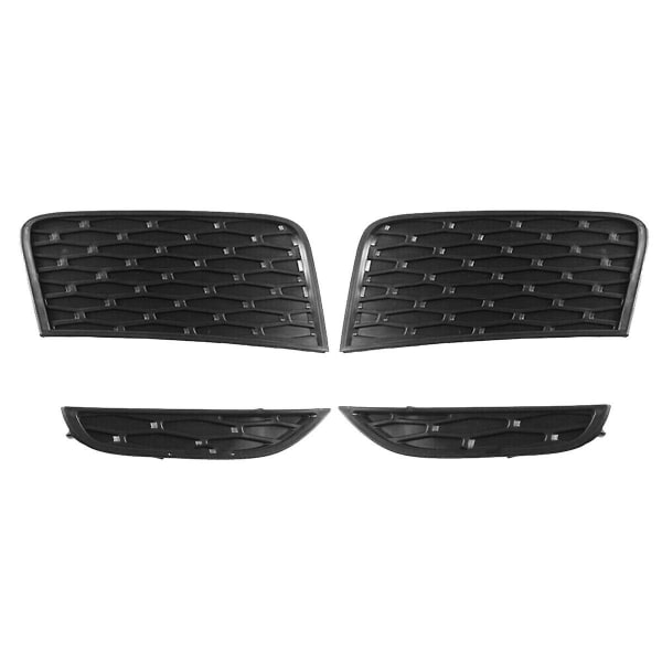 1 sett foran støtfanger tåkelys Lampe Grille Bezel Deksel For Evoque 2012-2015 Lr057397 Lr057396 Lr026546 Black