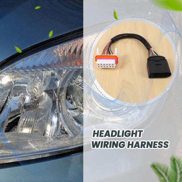 Xenon frontlys ledningsnett for 2003-2006 Porsche Cayenne 955-serien frontlyskontakt