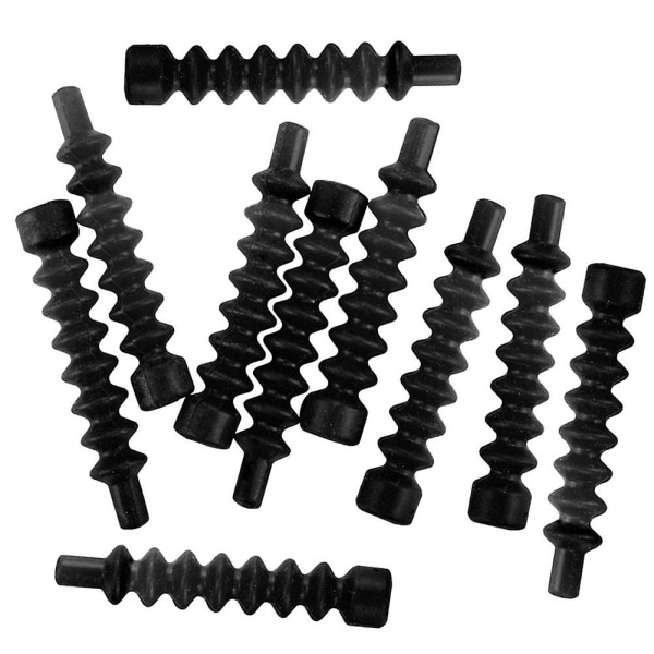10 st Bike V Brake Dammtät Mountainbike V-slang Cover Kåpa Byt ut Black