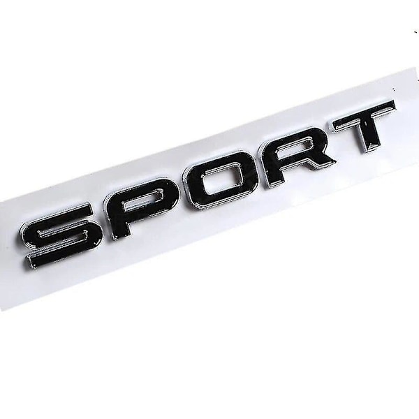 3D-ABS-logon Range Rover -kirjaimet -emblemitarra auton etumaskiin Range Rover Sport Evoque L322 L320 L406 P38 -tarvikkeet Sport Black Silver
