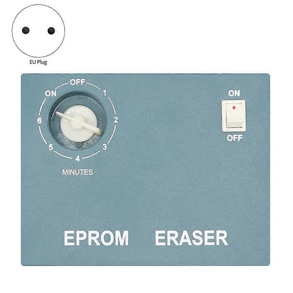 UV EPROM-viskelær EPROM-data sletteverktøy Ultrafiolett lys slettbar timer Halvleder wafer-chip slette stråling EU-plugg