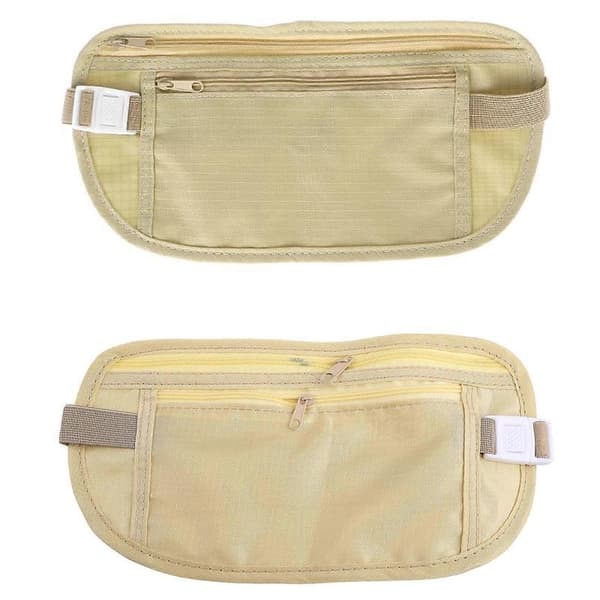 Travel Wallet Hidden Plånbok Pass Pengar Midjeväska Slim Säkerhet
