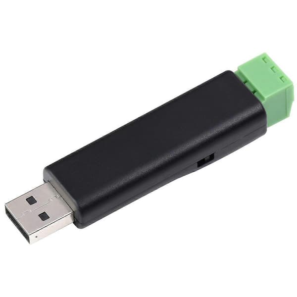 Waveshare USB til CAN-adapteranalysator modell A, STM32-brikkeløsning, flere arbeidsmoduser, kompatibel med flere systemer Svart