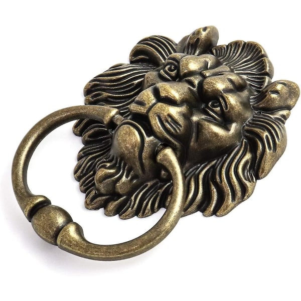 Antik bronze løve dørhåndtag Klassisk løvehoved banker