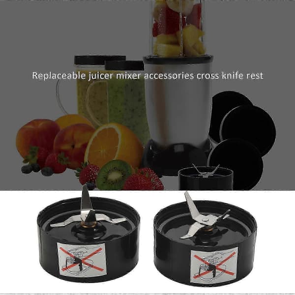 2-pack, ersättningsblad kompatibelt med original Magic 250 W Blender Food Processor, Juicer