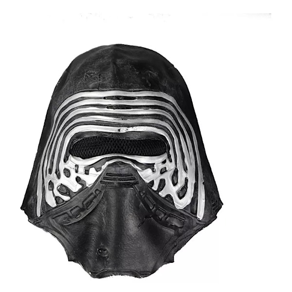 Tähtien sota Kylo Ren -asu 8 Cos, Halloween Id -viitta Latex headgear M