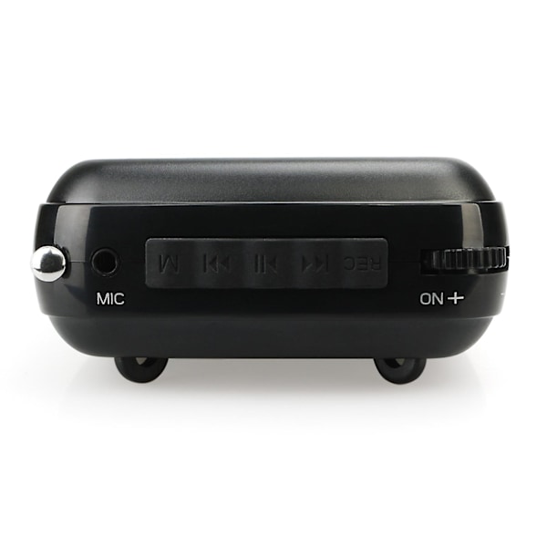 Retekess Pr16r Stemmeforsterker Multifunksjonell Digital Skjerm Abs Bærbar Mini 12w Mikrofon Megafon Høyttaler For Lærer Black