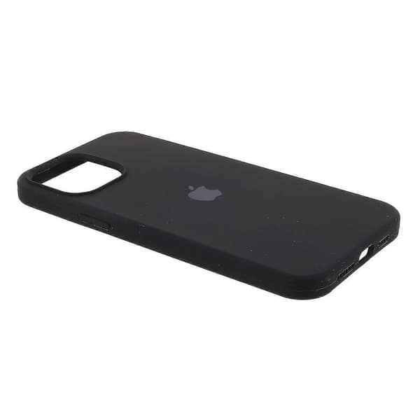 Silkeslent Mjukt Solid Silikonskal Fodral För Iphone 12 Mini Black iPhone 12 mini 5.4 inch
