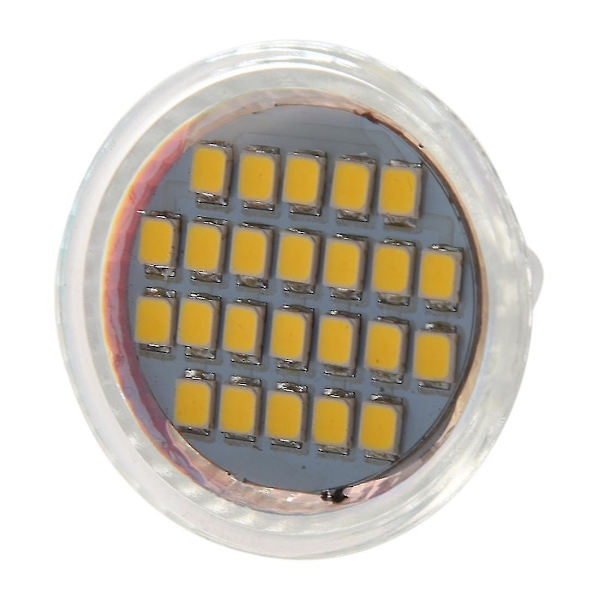 10 stk Mr11 Gu4 Varm hvid 3528 Smd 24 Led Home Spotlight Lys Lampe Pære 1w 12v Z