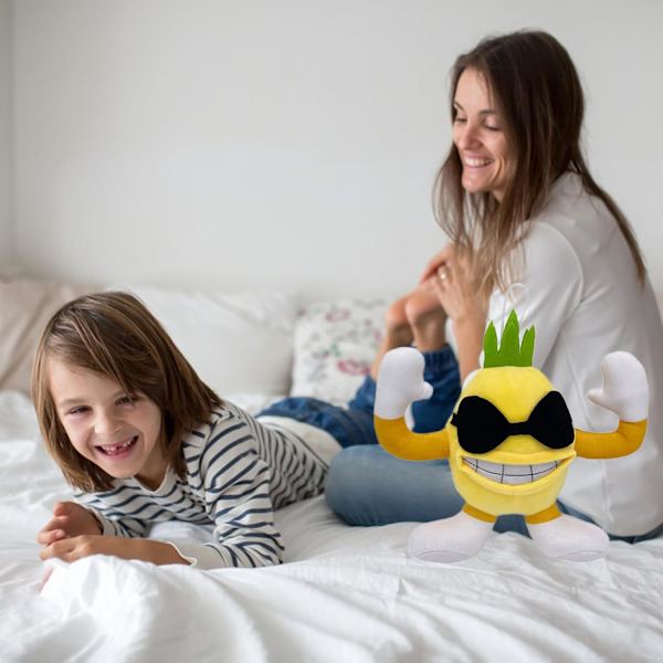 Torni Ananas pehmolelu korkea pehmo Pizza Tower pehmoeläinkokoelma hahmo söpö pehmeä lelu pehmeä ja söpö pehmolelu