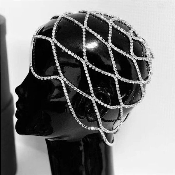 Rhinestone Hodeplagg For Kvinner Krystall 1920-talls Kvast Hårtilbehør Mage Hodeplagg Bryllup Brud Hode