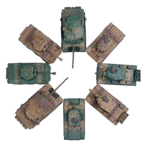 Set med 16 4D 1/72 Skala Montera Stridsvagnssatser Stridsvagn Pussel Samlingar Sand