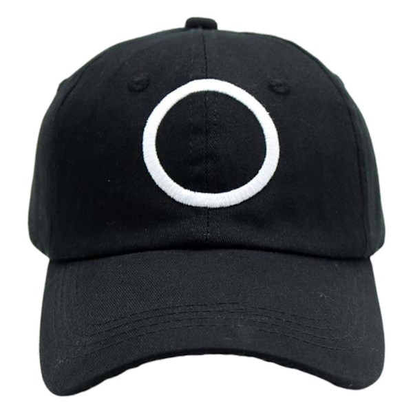 Squid Game Baseball Caps med Justerbar Snapback - Sirkel
