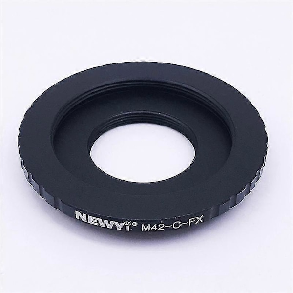 M42-c-fx Dubbelanvändningsbar Mount Adapterring Metall För M42 Objektiv / C-fäste Objektiv Till X-fäste Kamera Tillbehör