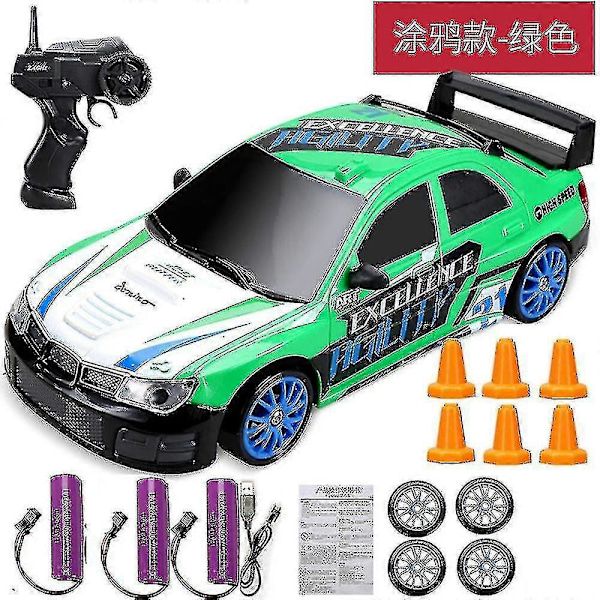 2.4g Drift Rc Bil 4wd Rc Drift Bil Leketøy Fjernkontroll Gtr Modell Ae86 Kjøretøy Bil Rc Racing Bil Leketøy For Barn Julegaver BMW-3Battery