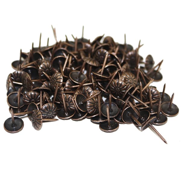 (11mm*16mm/Röd Antik Koppar) 400-pack Möbelspik