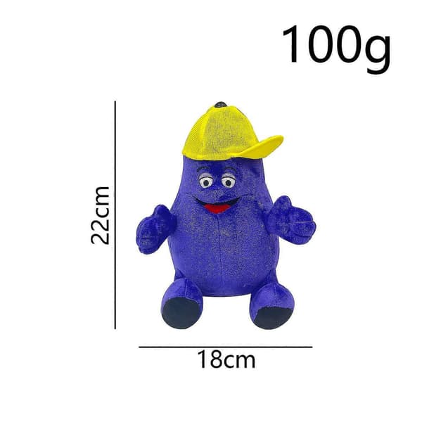 Grimace Gul-hatt Plyschleksak